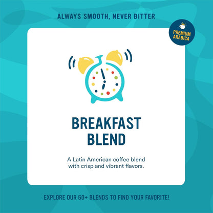 Roasted Ground Coffee Bag, Breakfast Blend, 32 Ounce2