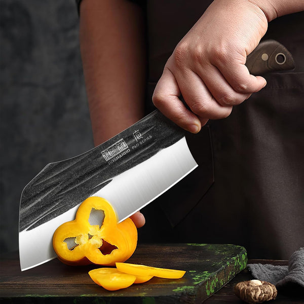 7"Meat Cleaver Knife, Ultra Sharp Chopper Knife & Vegetable Knives7