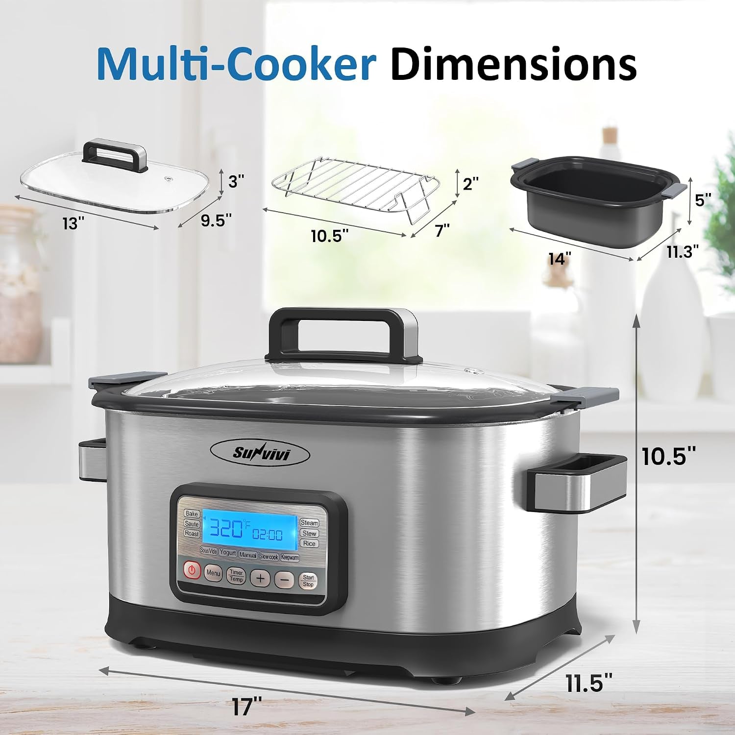 11-in-1-multi-cooker-6-5qt-programmable-slow-cooker-with-nonstick-removable-pot-digital-display-adjustable-temp-time-for-slow-cook-saute-steam-rice-yogurt-warmer