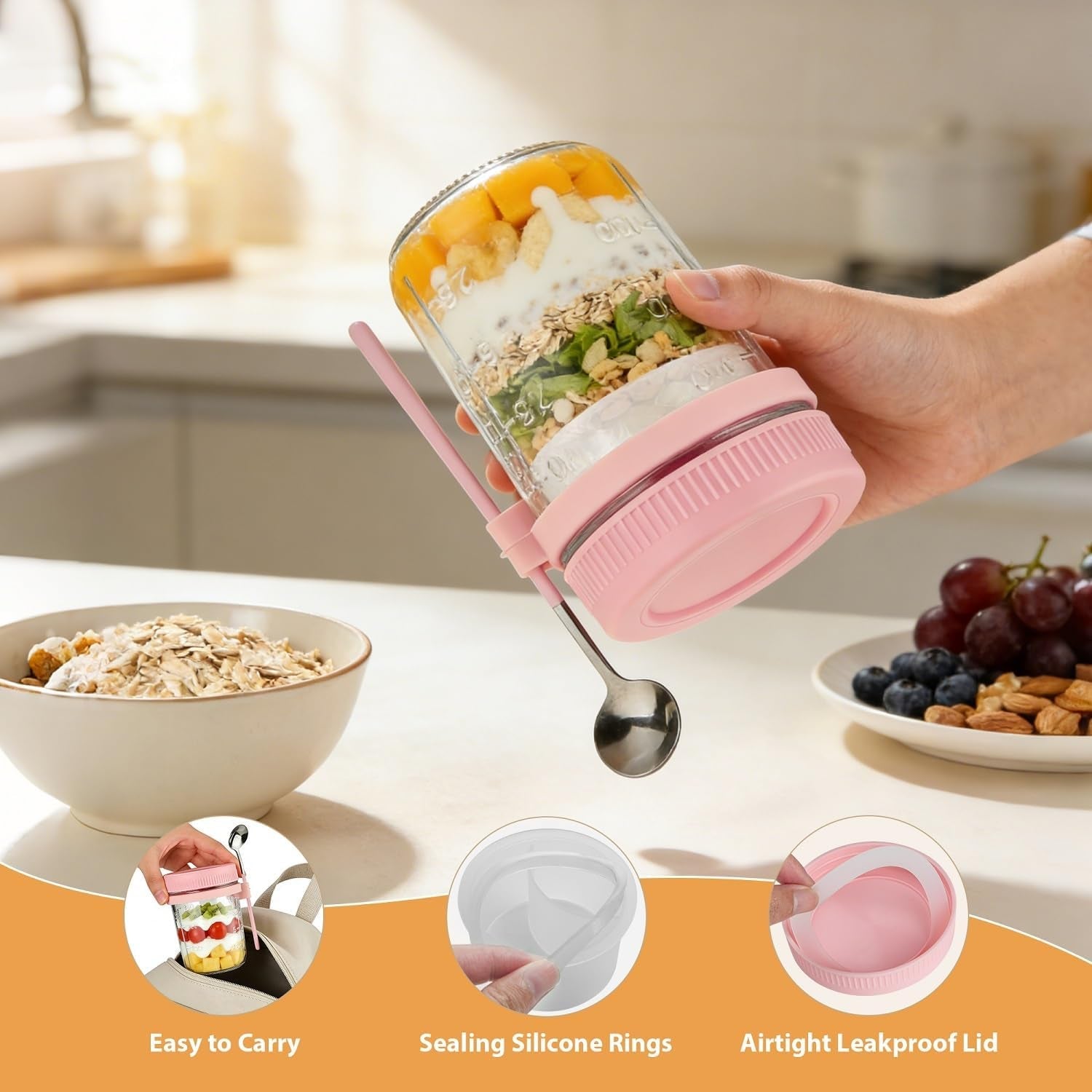 overnight-oats-containers-with-lids-and-spoons-4-pack-16-oz-glass-mason-jars-with-separate-compartments-airtight-overnight-oat-jars-leakproof-yogurt-parfait-cup-for-oatmeal-chia-pudding-cereal-salad