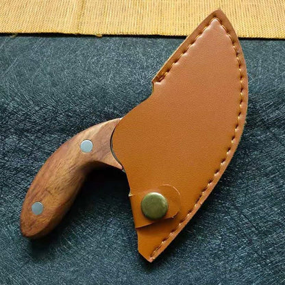 Meat Cleaver,Cleaver Knife Hand Meat Knife Grilled Meat Boning Knife Meat Knife Mongolian Boning Knife Butcher Knife Carrying Outdoor Meat Knife with Cover, LAMAJIGA58446