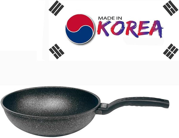 8" Marble Wok Non-Stick Cooking Frying Pan Pot 5 Layer Marble Wok Cookware2