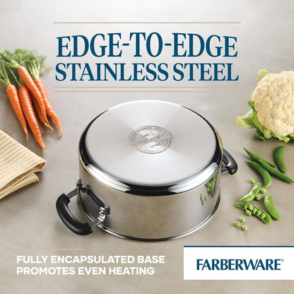 Brilliance Dutch Oven Pot with Lid, 5 Quart, Stainless Steel3