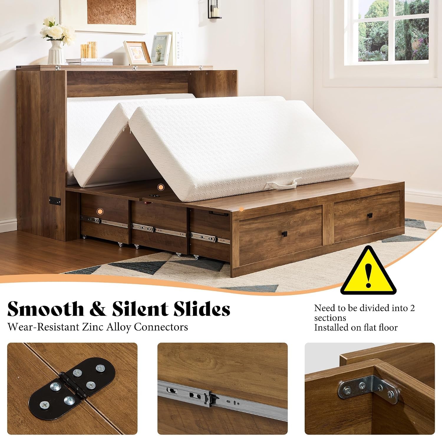 full-murphy-bed-with-storage-charging-station