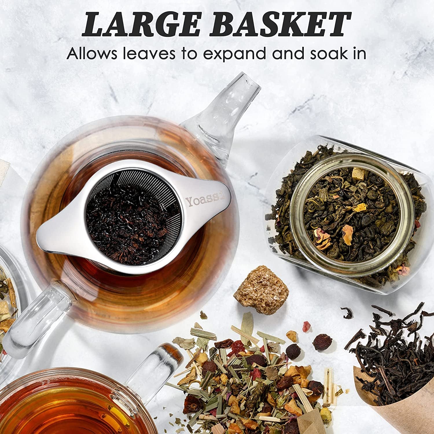 extra-fine-18-8-stainless-steel-tea-infuser-mesh-strainer-with-large-capacity-perfect-size-double-handles-for-hanging-on-teapots-mugs-cups-to-steep-loose-leaf-tea-and-coffee