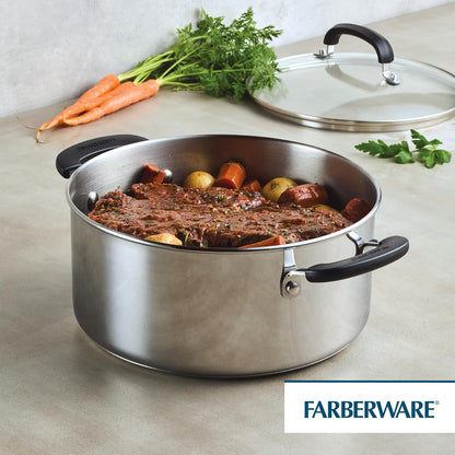 Brilliance Dutch Oven Pot with Lid, 5 Quart, Stainless Steel8