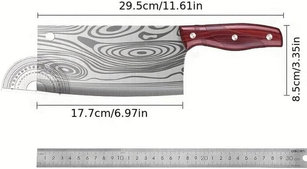 Meat Cleaver,Cleaver Knife Kitchen Knife Chef Special Meat Cutter Knife Super Sharp Knife Kitchen Slicing Knife Chopping Knife, LAMAJIGA58442