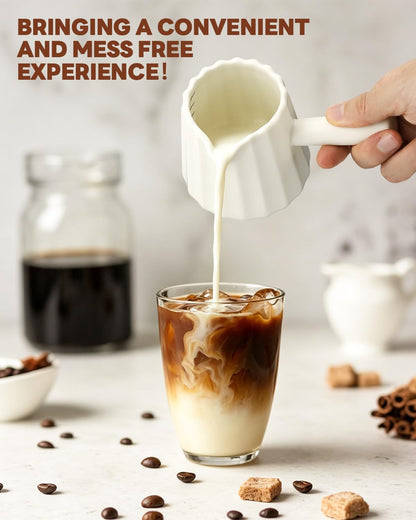 Ceramic Espresso Cup 6Oz/200Ml, Espresso Measuring Cup, Espresso Accessory6
