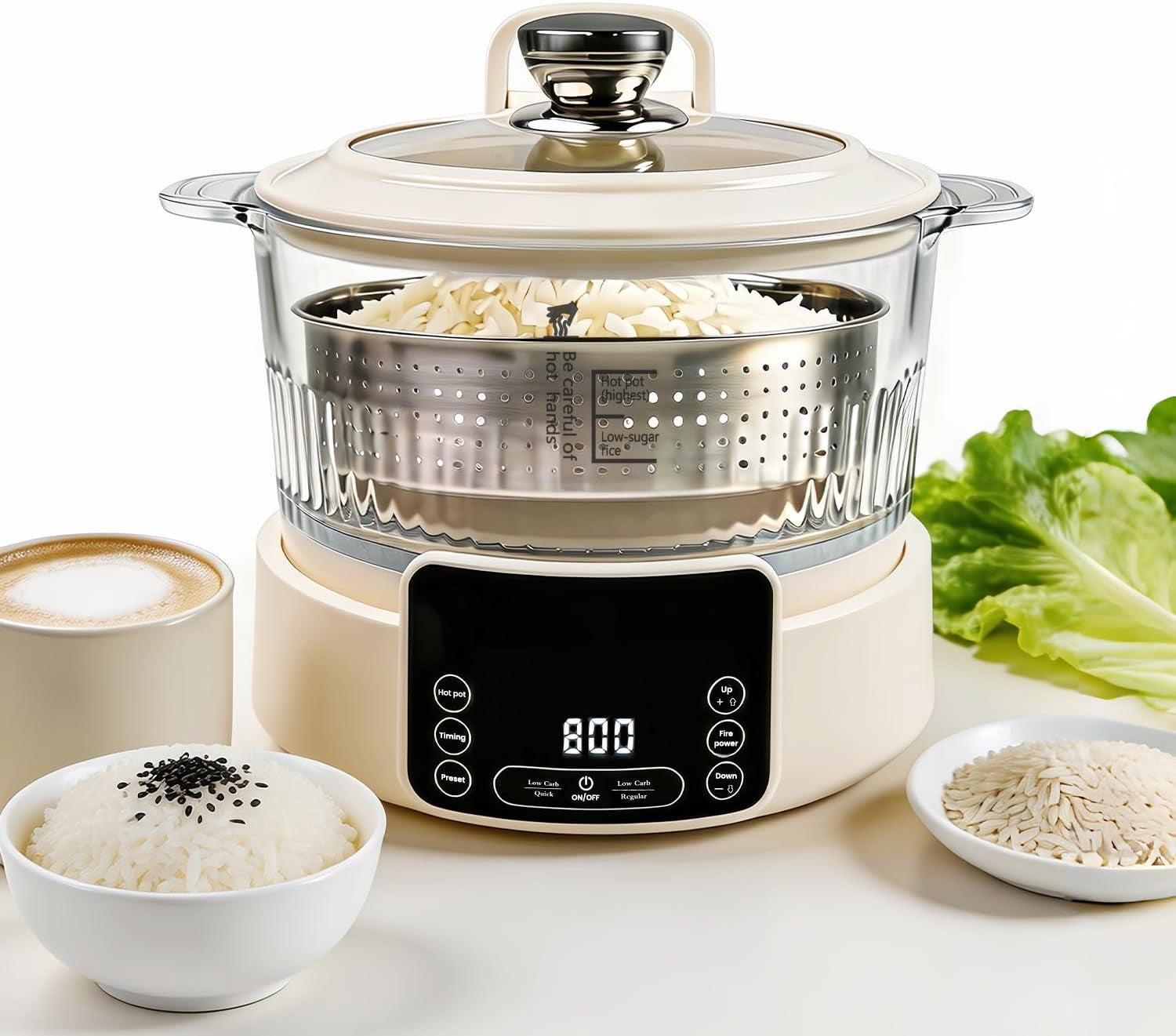 low-carb-rice-cooker-multifunction-smart-rice-cooker-transparent-and-visible-food-steamer-with-auto-lift-filter-basket