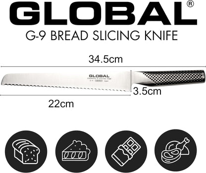 G-9-8-3/4 Inch, 22Cm Bread Knife, 8.75", Stainless Steel3