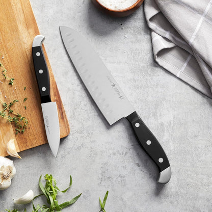HENCKELS Statement Razor-Sharp 2-Pc Knife Set, Santoku Knife 7 Inch, Paring Knife, German Engineered Informed by 100+ Years of Mastery2
