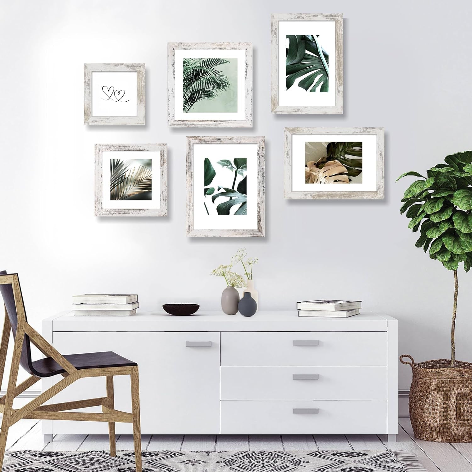 8x11-picture-frame-set-of-2-made-of-real-glass-and-distressed-white-wooden-frame-8-by-11-photo-for-wall-or-tabletop-display