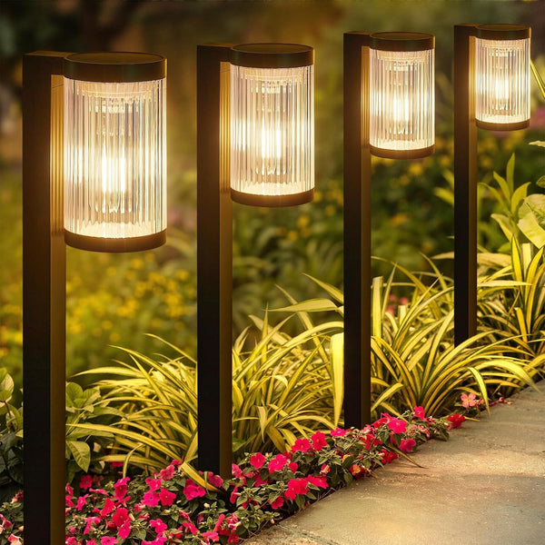 Solar Pathway Lights Outdoor, 6 Pack Upgraded Outdoor Solar Lights for outside Super Bright up to 15Hrs, IP65 Waterproof Solar Garden Lights for Yard Path Sidewalk Driveway Walkway Decor1