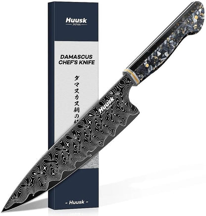 Damascus Chef Knife 8 Inch, Super Sharp Japanese Kitchen Knives1