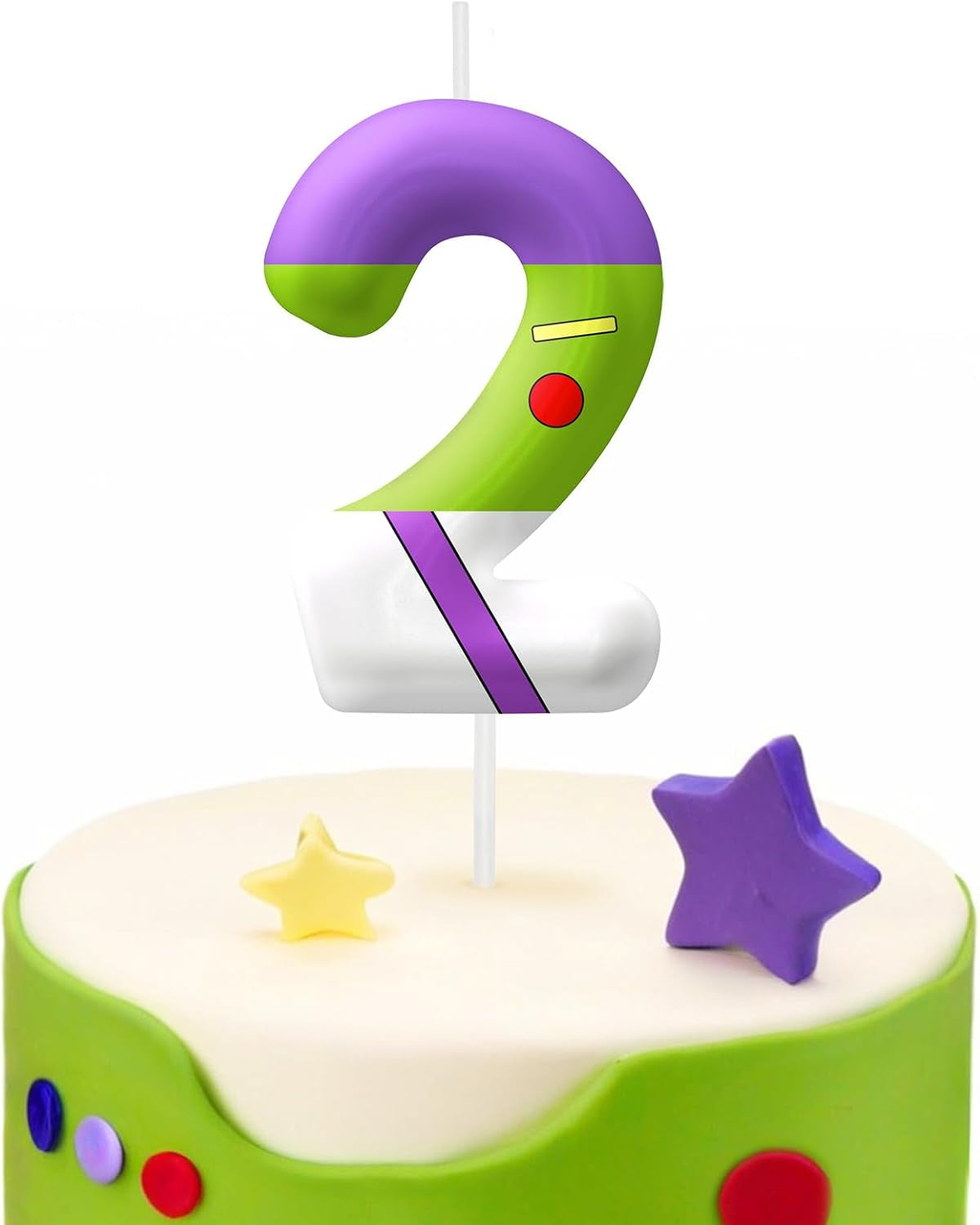 green-birthday-candles-number-2-candle-themed-birthday-party-supplies-2-4-inch-birthday-candles-for-cake-topper-party-decorations-birthday-decorations-for-boys-girls-number-2