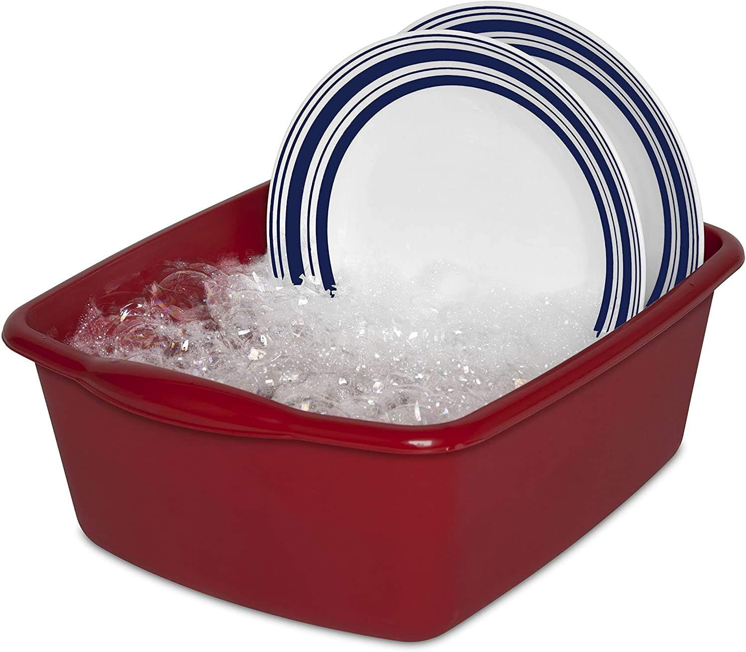 sterlite-12-quart-dishpan-basin-multi-purpose-15-3-4-x-12-1-2-x-6-red-1-pack