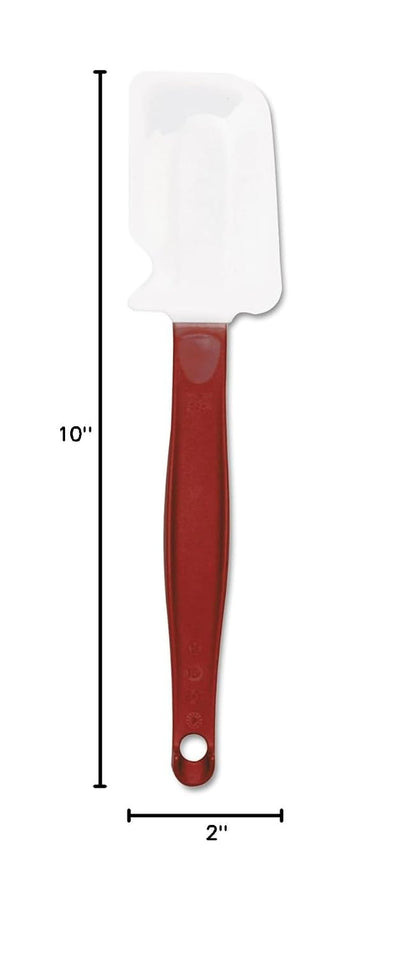 Rubbermaid Commercial Products High Heat Resistant Silicone Heavy Duty Spatula/Food Scraper 9.5-Inch 500°F Heat Resistant Red Handle for Baking/Cooking/Mixing Commercial Dishwasher Safe7