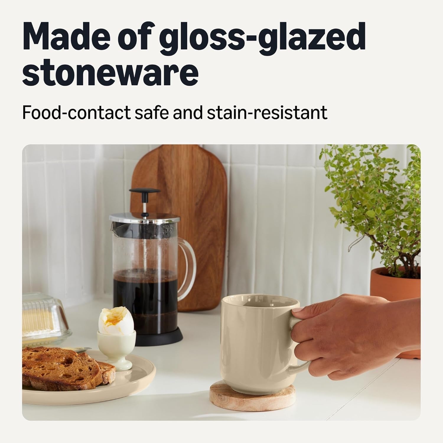 stoneware-coffee-mugs-16-oz-4-piece-set-gloss-glazed-stain-resistant-microwave-freezer-and-dishwasher-safe-linen-gray