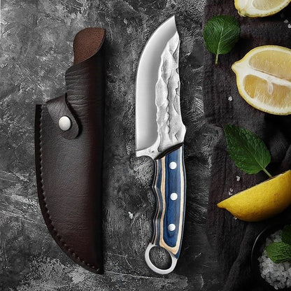 Meat Cleaver, Hand Forged 5Cr15Mov Stainless Steel Camping Fishing Hunting Knife Fruit Butcher Boning Kitchen Chef Knives7