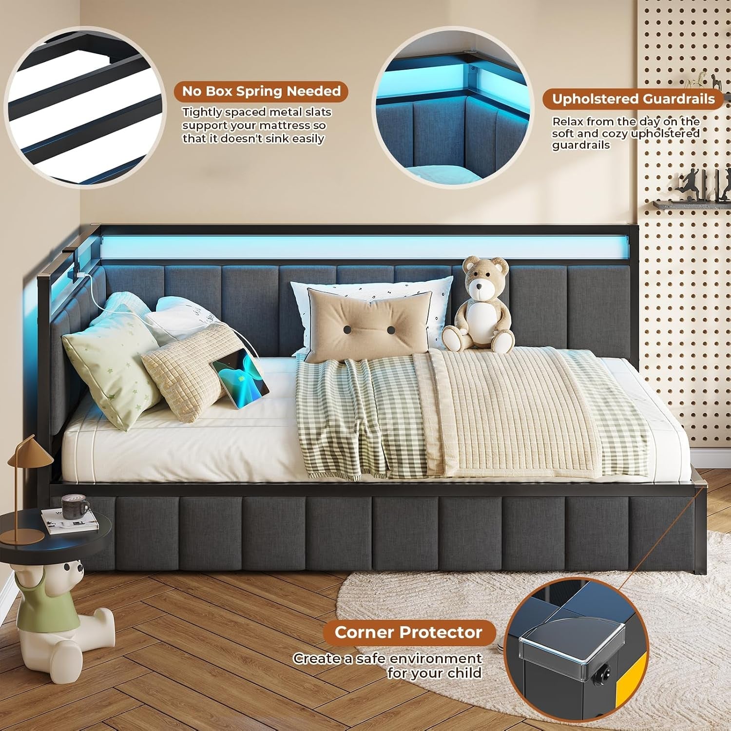 twin-corner-bed-frame-with-2-storage-drawers-and-charging-station-twin-bed-frames-with-storage-and-led-lights-twin-size-daybed-for-kids-teen-with-upholstered-guardrail-no-box-spring-needed-gray
