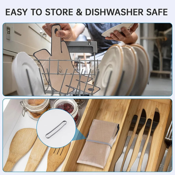 Silicone Bread Sling, Nonstick Reusable Loaf Pan Liner, Brown | Eco-Friendly Fits 9X5, 9.5X5, 10X5 Inch Bakeware, Dishwasher Safe, Clever Folded Corners Prevent Batter Leakage5