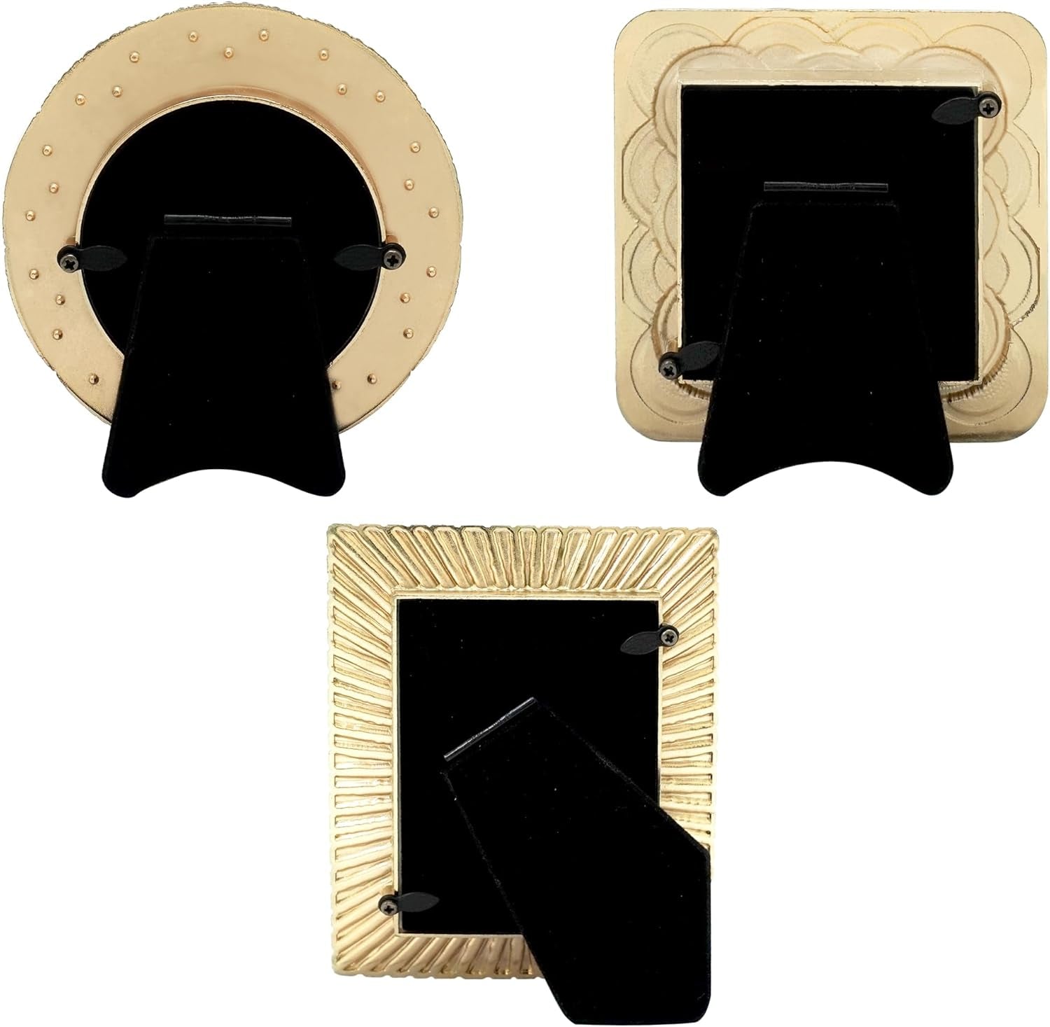 classic-gold-1920s-mini-frame-set-set-of-3-2-5x2-5-2-5x3-5-in-for-tabletop-display-perfect-for-home-decor-wedding-graduation-or-milestone-photos