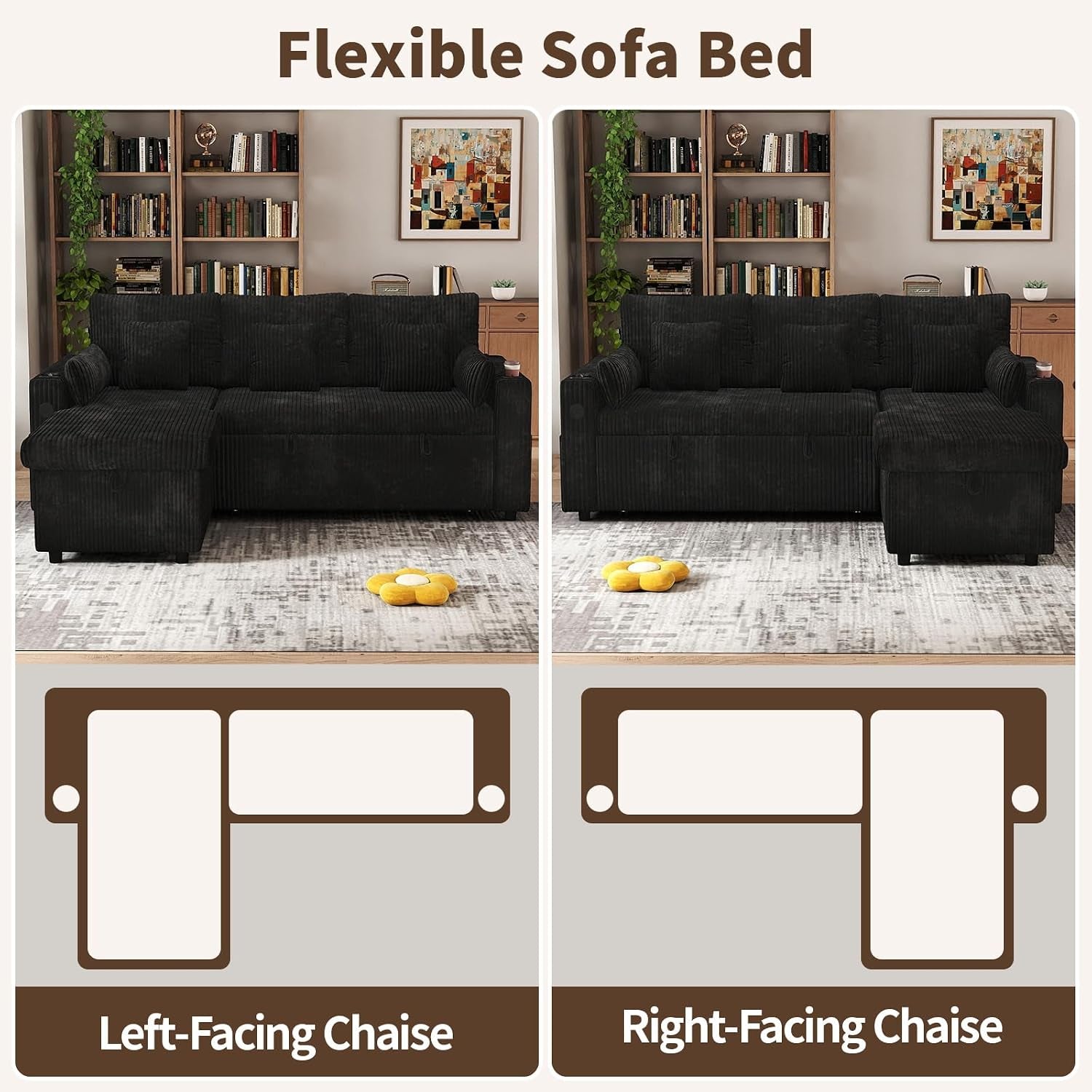 3-in-1-pull-out-couch-corduroy-l-shaped-couch-sleeper-sofa-bed-black