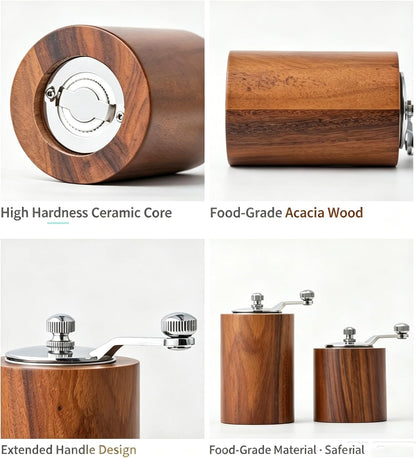 Manual Salt and Pepper Grinder with Adjustable Coarseness(1Pc Medium)7