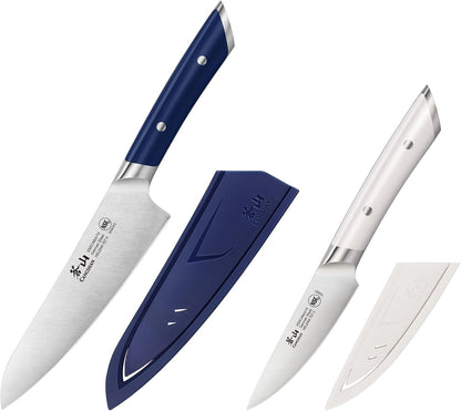 HELENA Series 2-Piece Starter Knife Set Forged German Steel, Navy & White, 5054461