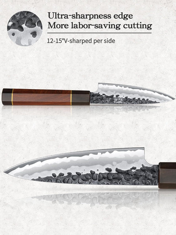 Paring Knife 3.75", Razor Sharp Fruit Knife for Peeling & Coring3