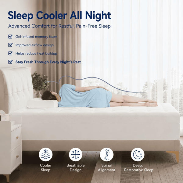3 Inch King Dual Layer Memory Foam Mattress Topper with Pillowtop5