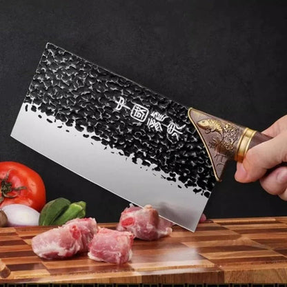 Meat Cleaver, Hand-Forged Kitchen Knives Multi-Purpose Ultra-Sharp Bone Cutting Knives4