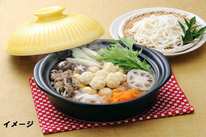 Pottery Chrysanthemum Flower Earthenware Banko Ware (No. 9 / Lapis/For 4 People) "Next Generation Earthenpot That Will Decorate Your Table" Stylish, Direct Fire4