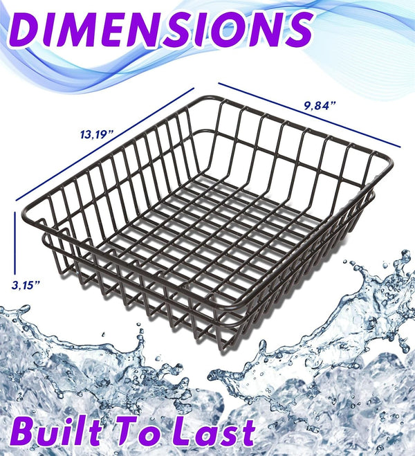 2-Pack Cooler Basket for YETI Tundra Haul, Double Cooler Rack for Double Storage, Dry-Goods Basket for YETI Wheeled Coolers (Cooler NOT Included)5