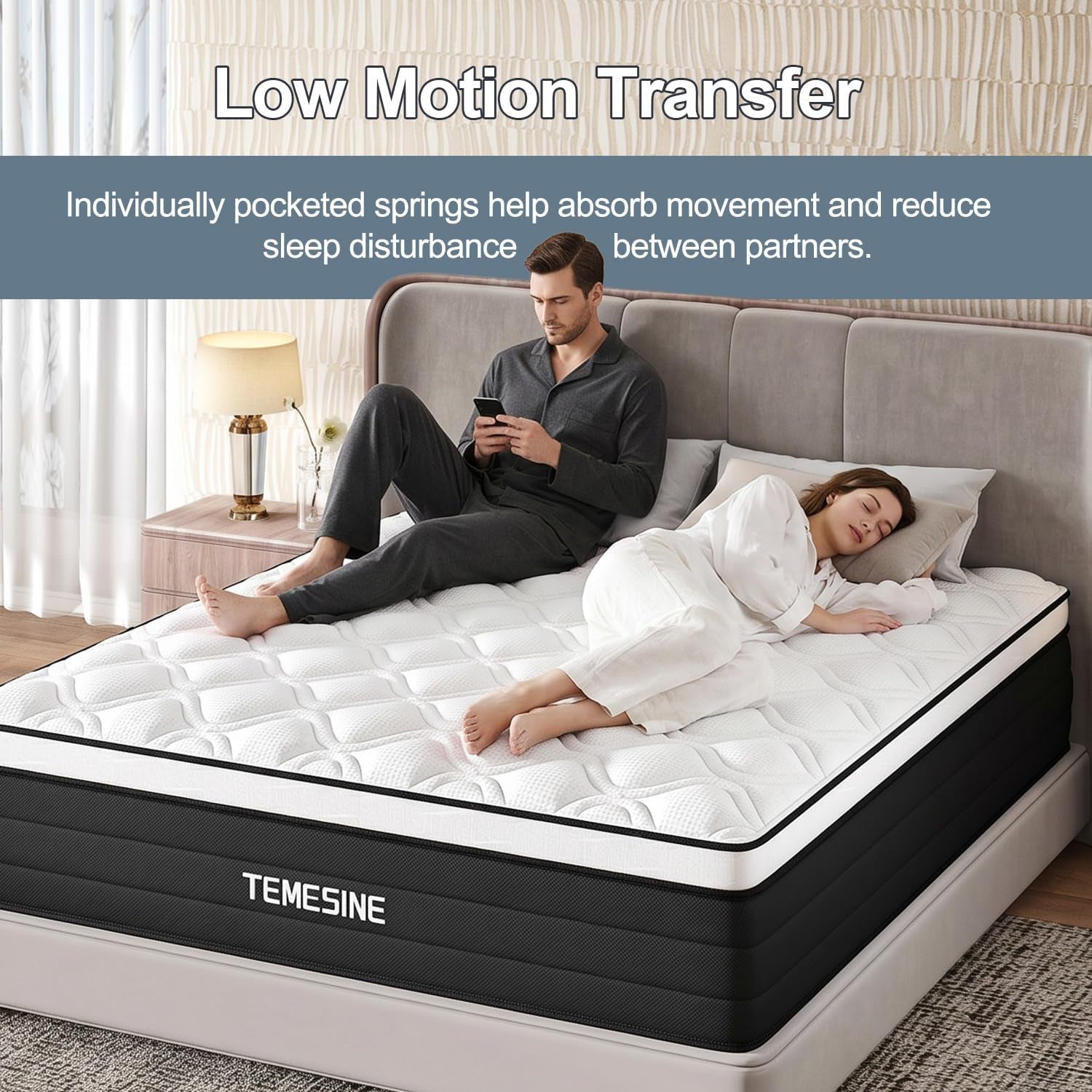 king-size-mattress-14-inch-hybrid-mattress-in-a-box-with-individual-pocket-spring-gel-memory-foam-and-euro-top-medium-firm-feel-with-motion-isolation-pressure-relief-edge-support-black