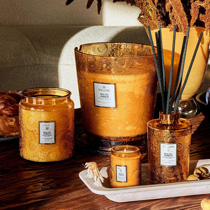 Voluspa Baltic Amber Large Scented Candle Jar 18 Oz, 100 Hr Burn6