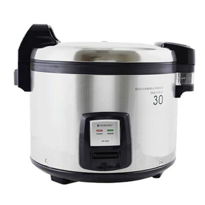 SEJ3201 Rice Cooker/Warmer, Electric, 30 Cup Uncooked Rice Capacity, 14-5/8" X 14-5/8" X 14-2/3, Includes Plastic White Rice Spoon, Plastic Measuring Cup1