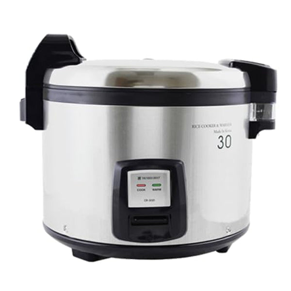 SEJ3201 Rice Cooker/Warmer, Electric, 30 Cup Uncooked Rice Capacity, 14-5/8" X 14-5/8" X 14-2/3, Includes Plastic White Rice Spoon, Plastic Measuring Cup1