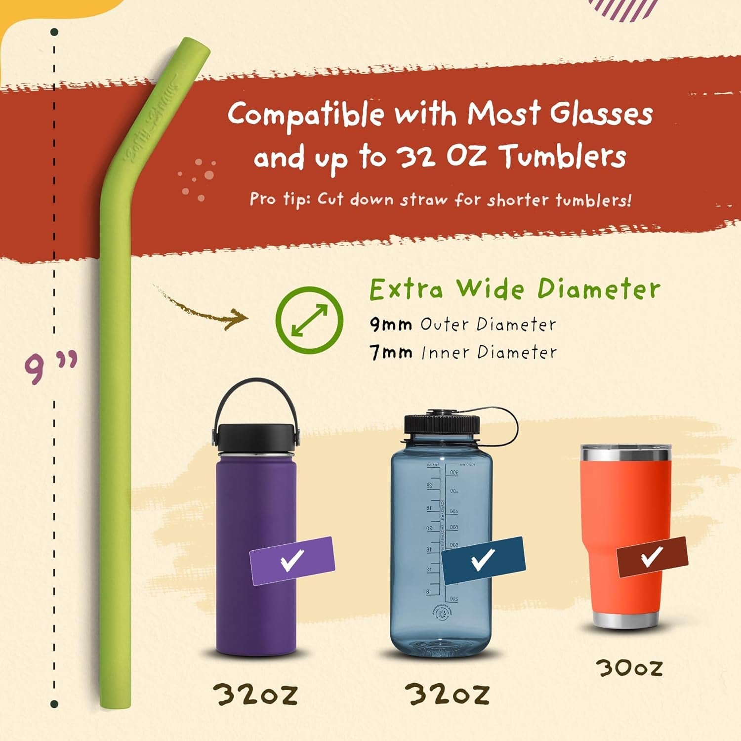 wide-premium-reusable-silicone-drinking-straws-patented-straw-squeegee-9-long-with-curved-bend-for-20-30-32-oz-tumblers-non-rubber-flexible-safe-for-kids-toddlers-smoothie