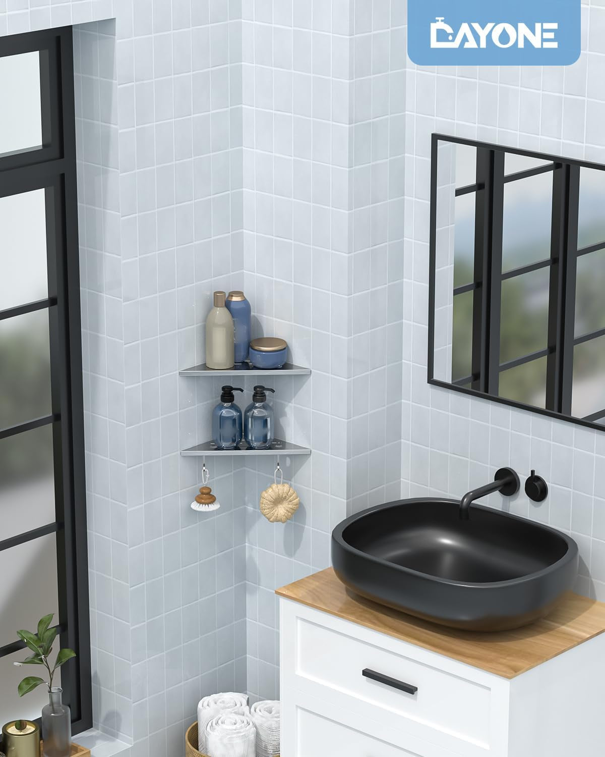 2-pack-corner-shower-shelves-10-chrome-304-stainless-steel-recessed-bathroom-shelf-with-razor-holding-hole-and-2-hools-for-tiled-wall-no-drilling-needed