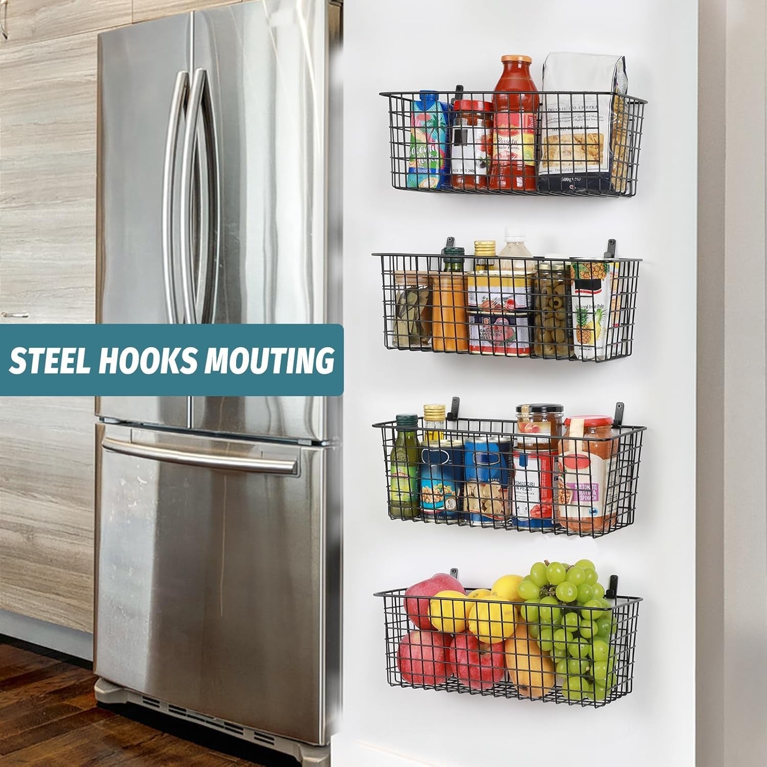 4-set-extra-large-hanging-wall-mount-storage-baskets-with-adhesive-hooks-steel-hooks-multiuse-sturdy-wire-metal-organizing-baskets-for-home-kitchen-bathroom-pantry-utility-organizer-black