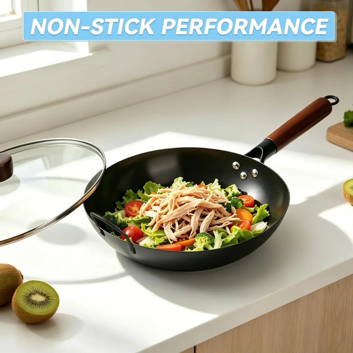 13-inch-carbon-steel-wok-pan-with-glass-lid-pre-seasoned-flat-bottom-woks-stir-fry-pans-nonstick-with-wooden-and-steel-helper-handle-compatible-with-induction-gas-electric-open-fire