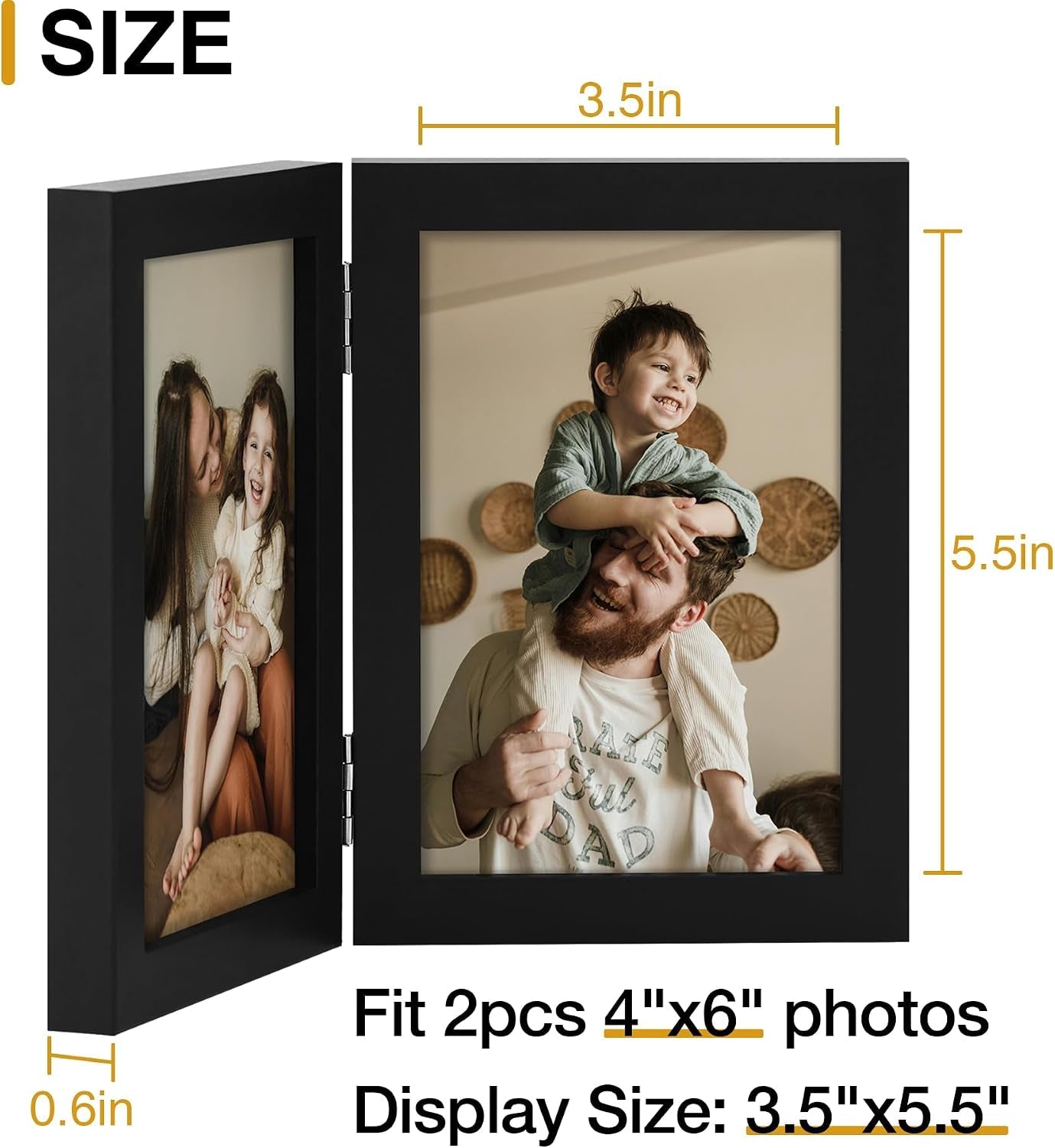 double-4x6-picture-frame-vertical-black
