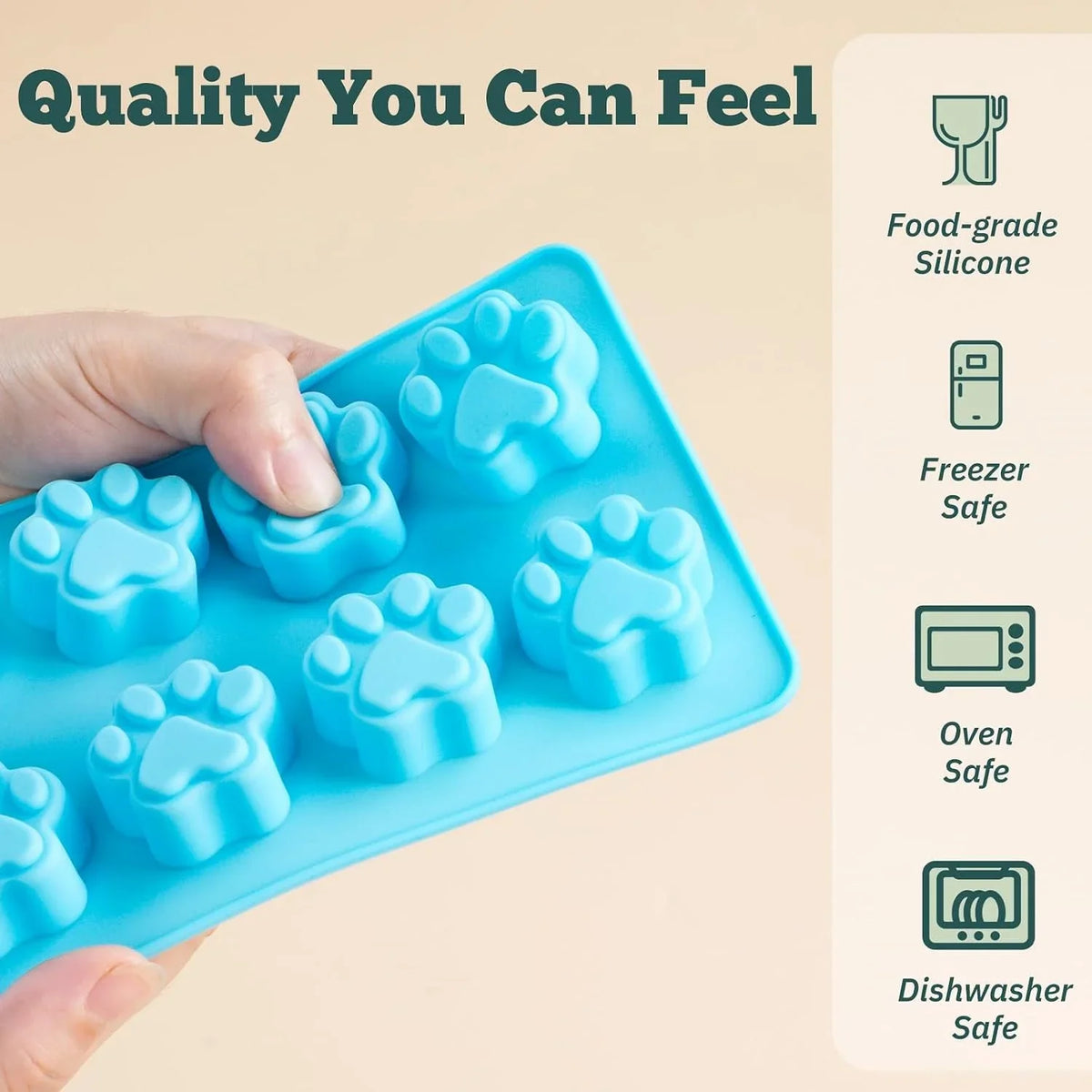 4-pack-silicone-dog-treat-molds-with-container-and-ice-tong-non-stick-puppy-paw-and-bone-shaped-set-with-bin-silicone-mold-for-pupsicle-chocolate-gummy-candy-baking-jelly-ice-cube-pudding