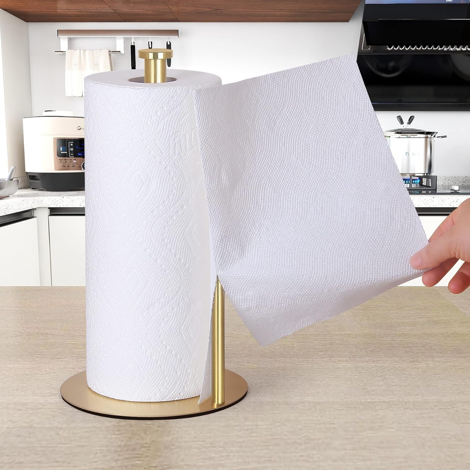 gold-countertop-paper-towel-holder-stainless-steel-modern-kitchen-and-bathroom-organization