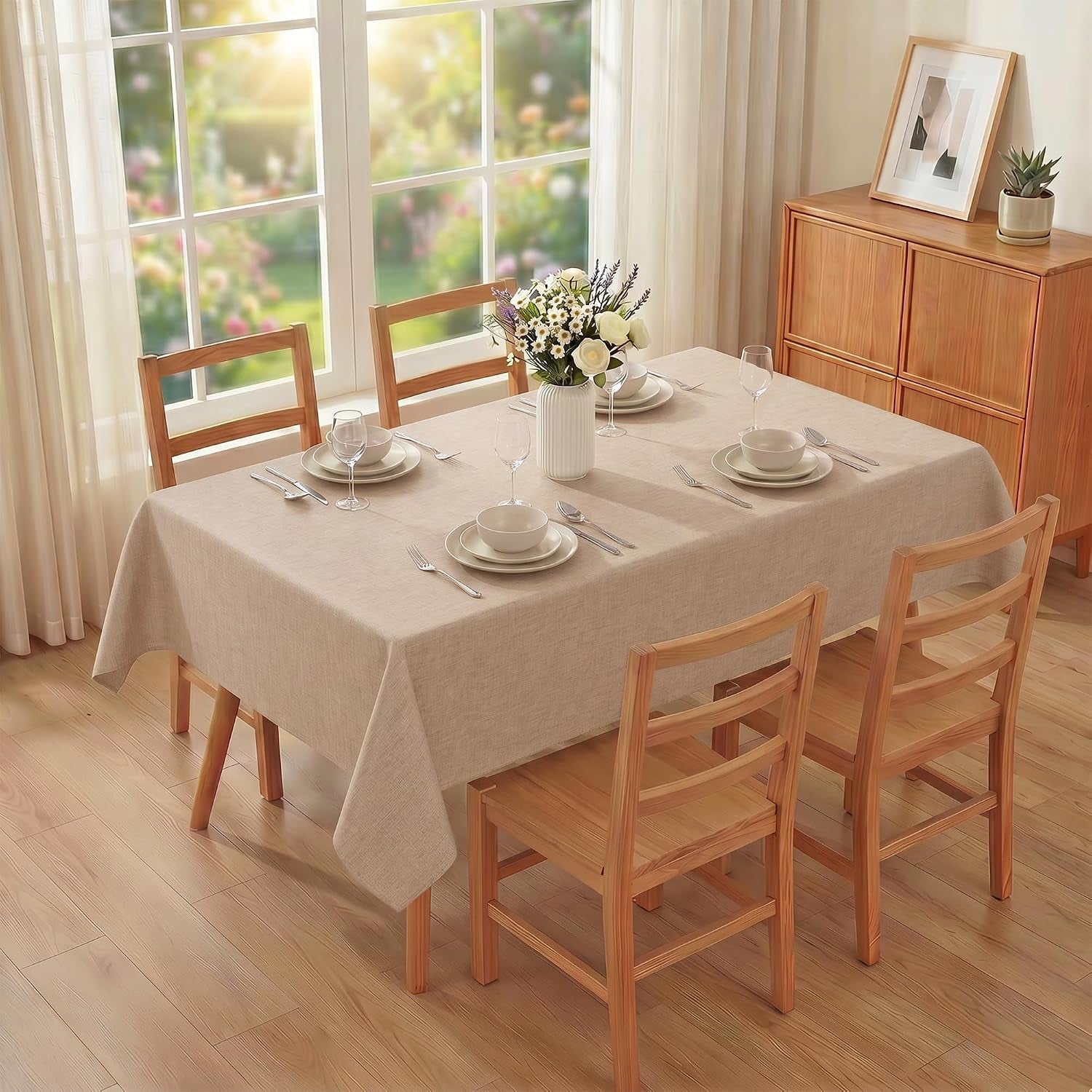 faux-linen-tablecloth-wrinkle-resistant-54-x-80-inch-stone-washable-dust-proof-rectangle-table-cloth-for-kitchen-dining-outdoor-picnic-farmhouse-decorative-oblong-table-cover