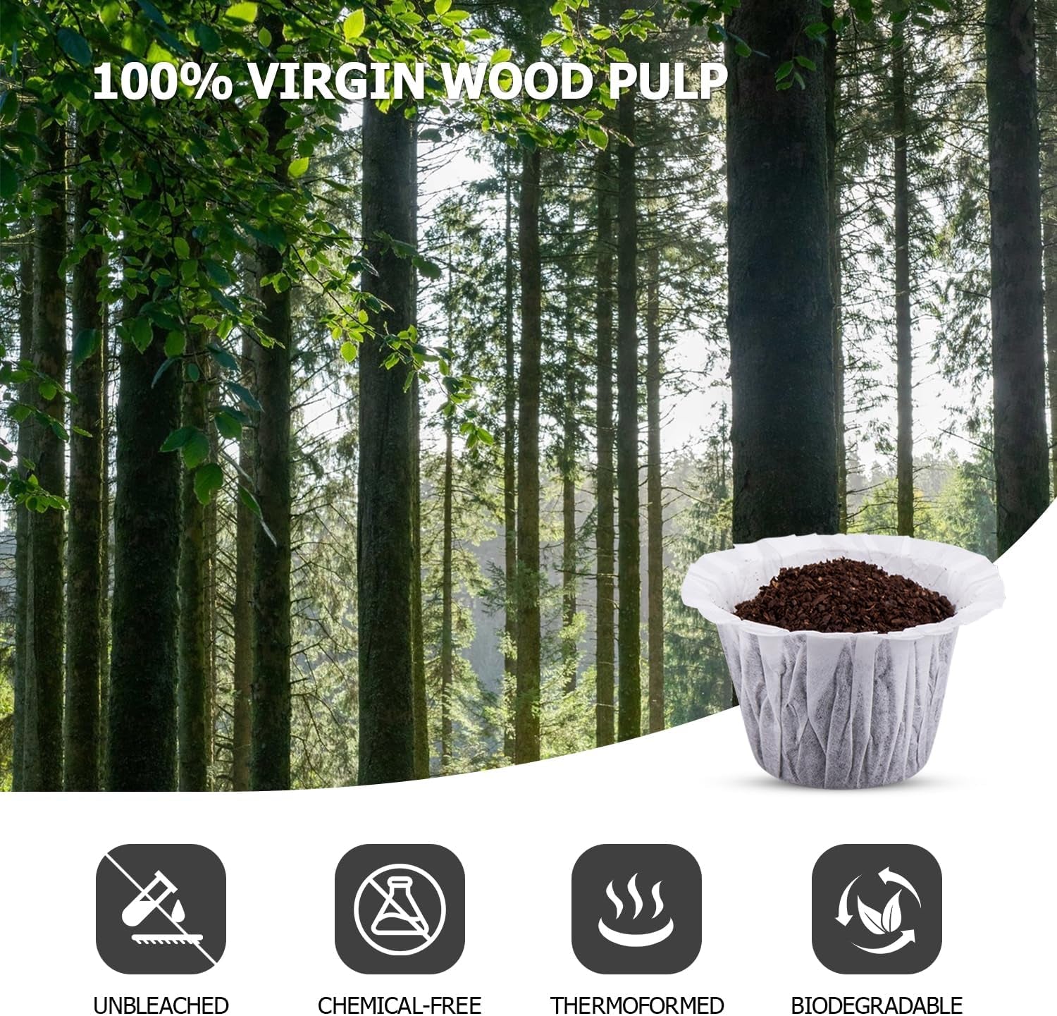 360-disposable-k-cup-paper-filters-for-keurig-1-0-2-0-white-perfect-fit-for-reusable-k-cup-pods-100-virgin-wood-pulp-effectively-filters-fine-coffee-grounds-tear-resistant