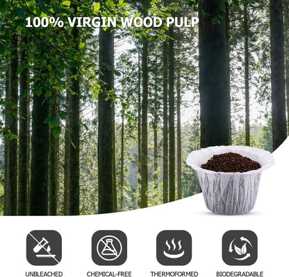 360 Disposable K Cup Paper Filters for Keurig 1.0&2.0, White | Perfect Fit for Reusable K Cup Pods, 100% Virgin Wood Pulp, Effectively Filters Fine Coffee Grounds, Tear Resistant8