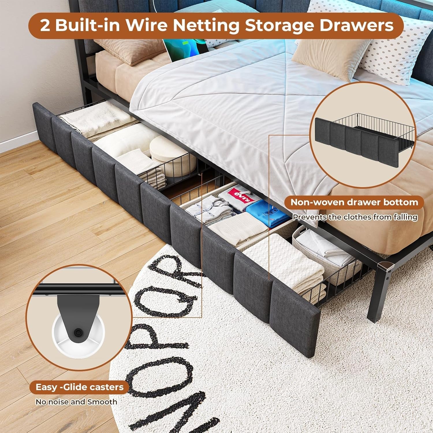 twin-corner-bed-frame-with-2-storage-drawers-and-charging-station-twin-bed-frames-with-storage-and-led-lights-twin-size-daybed-for-kids-teen-with-upholstered-guardrail-no-box-spring-needed-gray