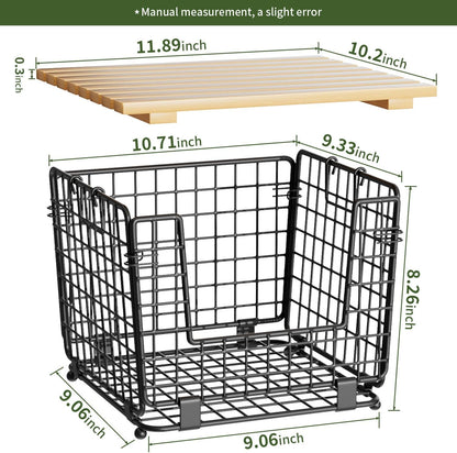 2 Pack Stackable Potato Onion Bins, Pantry Organizers and Storage6